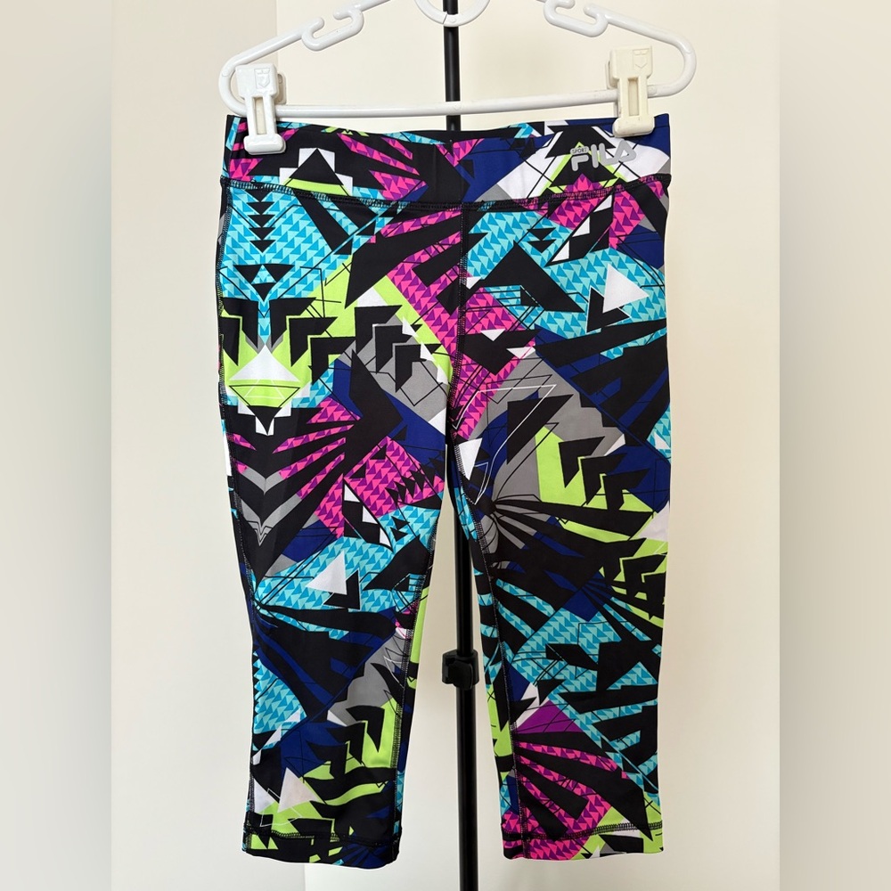 Fila Sport Geometric Leggings - Multi Color